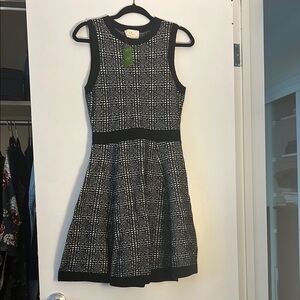 Kate Spade Black and White Plaid Dress